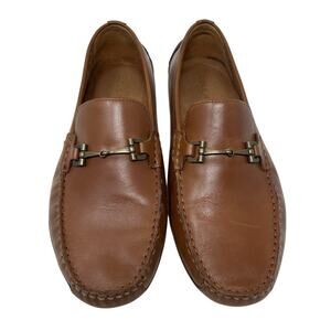 Cole Haan Men's Wyatt Bit Driving Loafer - Size 10 Brown Tan Leather